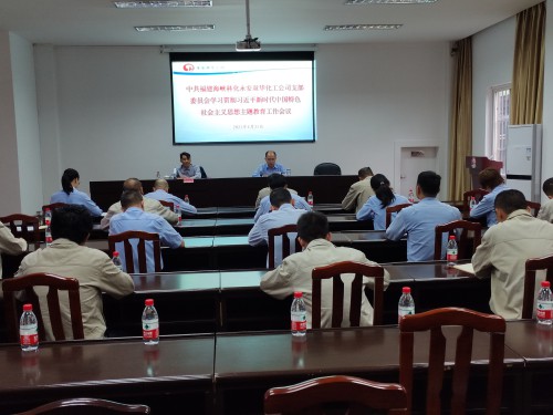 格式工廠永安雙華公司鄧焱珍：永安雙華公司召開學(xué)習(xí)貫徹習(xí)近平新時代中國特色社會主義思想主題教育工作會議.jpg